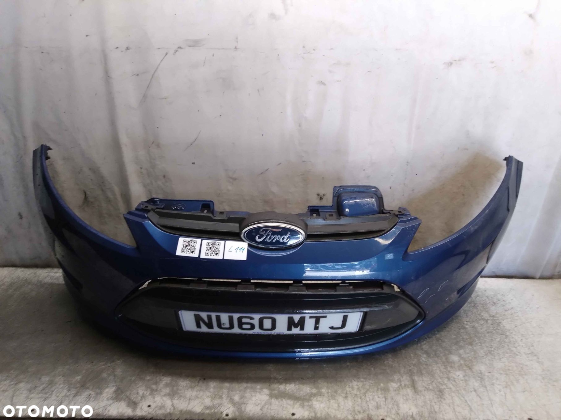 ^ ZDERZAK PRZÓD PRZEDNI DO FORD FIESTA MK7 VII C9 NIEBIESKI - 1