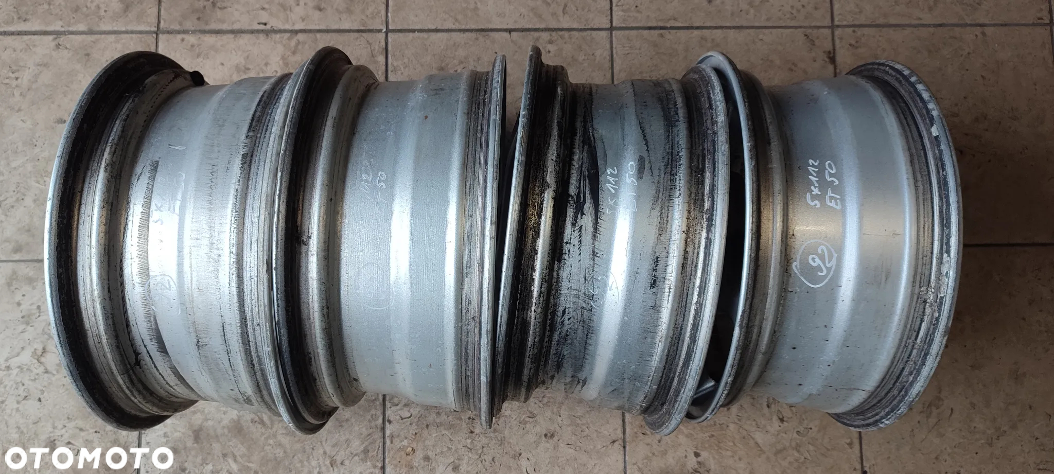FELGI ALUMNIOWE 5x112 6.5Jx 15 CALI ET50 fi57 VW AUDI SEAT SKODA KOMPLET 4 SZTUKI - 10