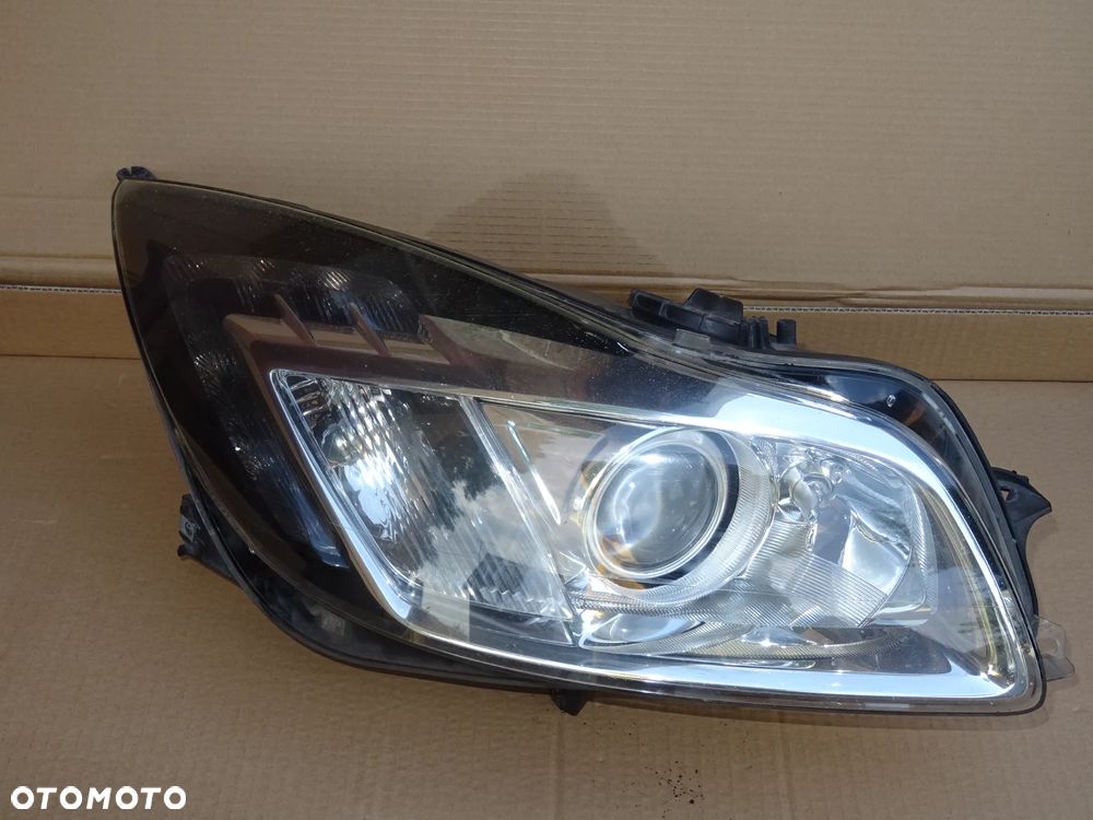 OPEL INSIGNIA A LAMPA PRAWA PRZÓD REFLEKTOR BI XENON SKRĘTNY Z DOŚWIETLANIEM LED - 6