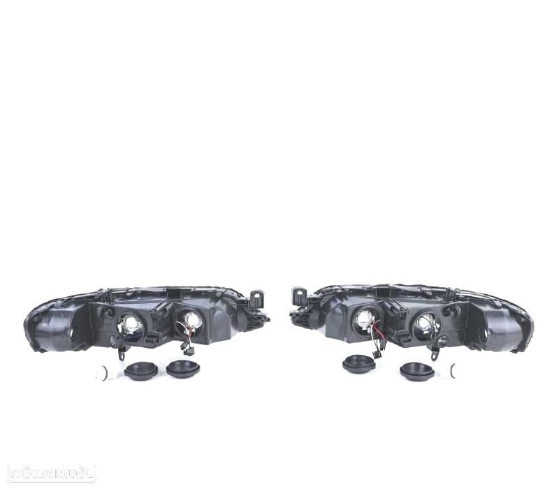 FARÓIS FRONTAIS PARA OPEL VECTRA B 99-02 FUNDO CROMADO - 3