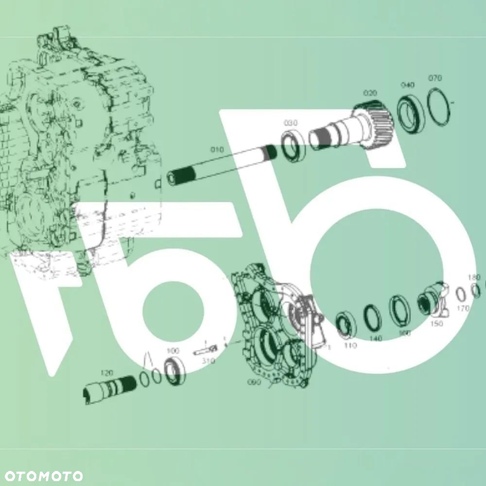 Napęd Przystawka Skrzynia ZF 8605502104 Claas Xerion 3800 - 19