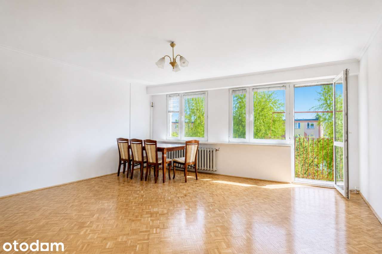 os. Armii Krajowej | widok na park | 60,7 m² | 3 pokoje | balkon - Pełny obrazek: 2/8