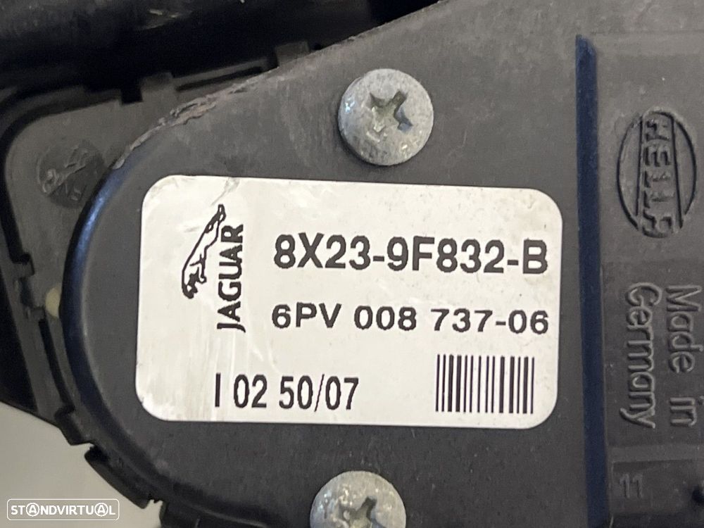Pedal acelerador elétrico POTENCIOMETRO Usado JAGUAR XF (X250) 2.7 D REF. 8X239F... - 4