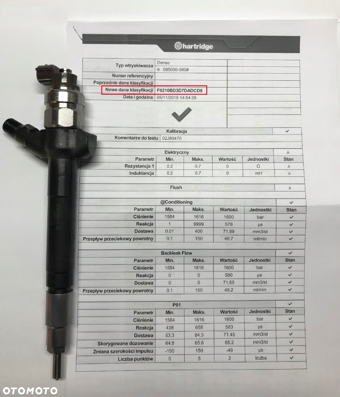 Wtryski 6C1Q9K546BC 09500-581 JUMPER BOXER 2.4HDi - 2
