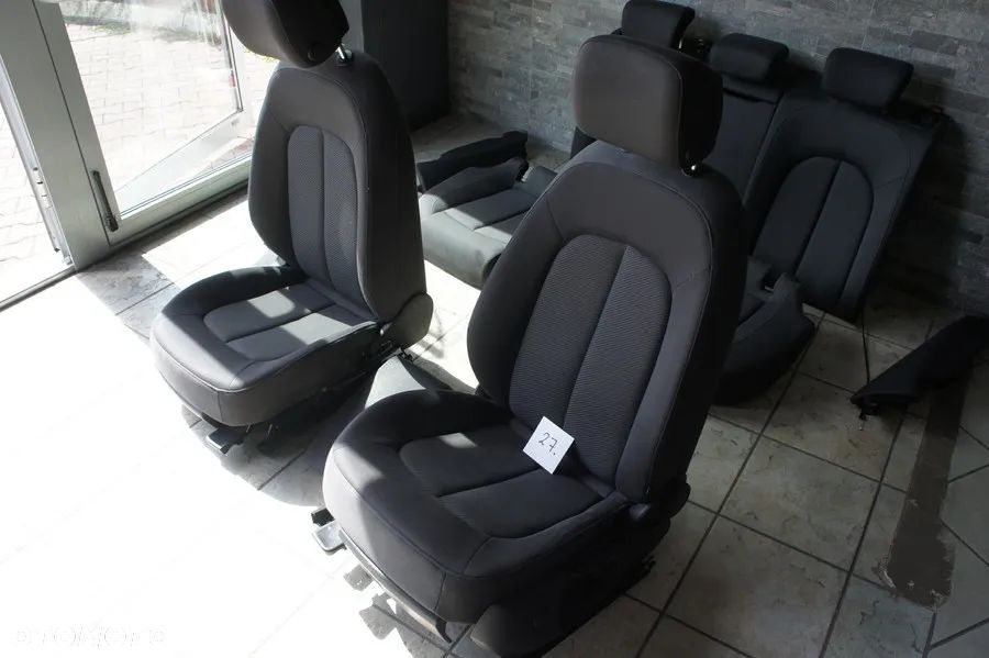 NR 27 Fotele przednie, kanapa tył, podgrzewanie, elekt. lędźwie Audi A6 4G0 - 3