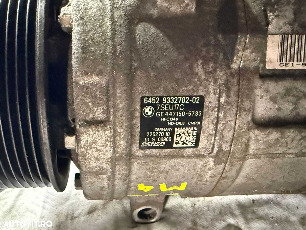 Compresor ac clima BMW M3 M4 F80 F82 F83 cod 9332782 - 2