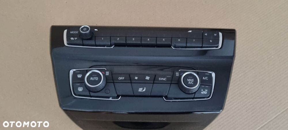 BMW X2 F39 2018- Panel klimatyzacji Radia Oryginał Demontaż - 2