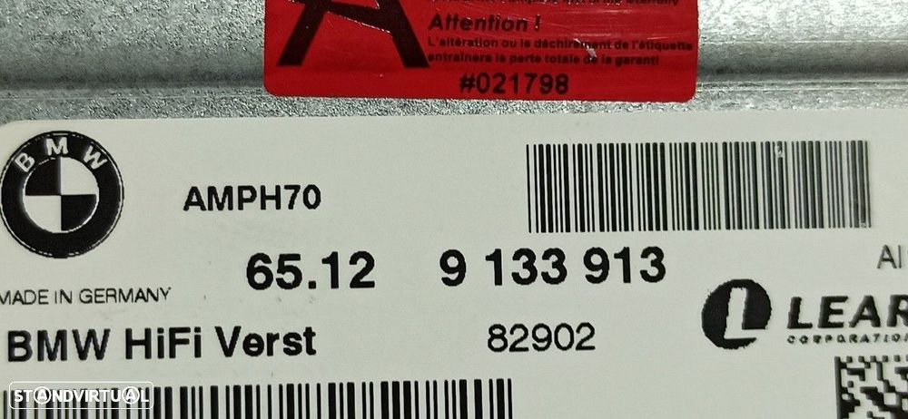 AMPLIFICADOR DE ÁUDIO BMW X5 (E70) 3.0D - 2