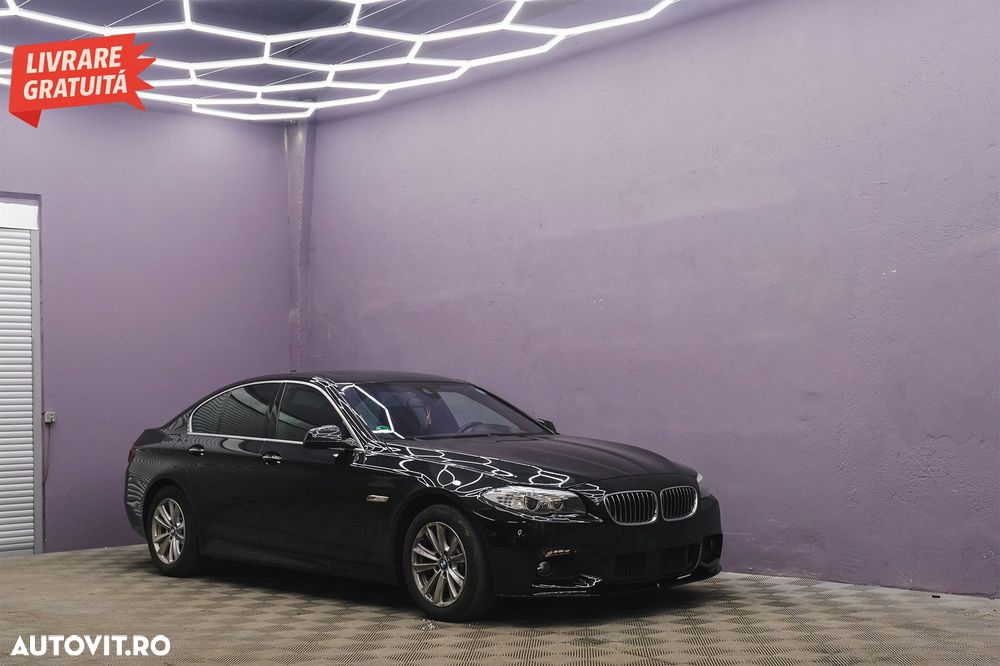 Prelungire Bara Fata BMW Seria 5 F10 F11 (2011-2017) M-Performance Design Negru Lu- livrare gratuita - 19