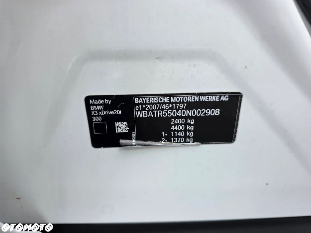 BMW X3 xDrive20i GPF xLine sport - 39