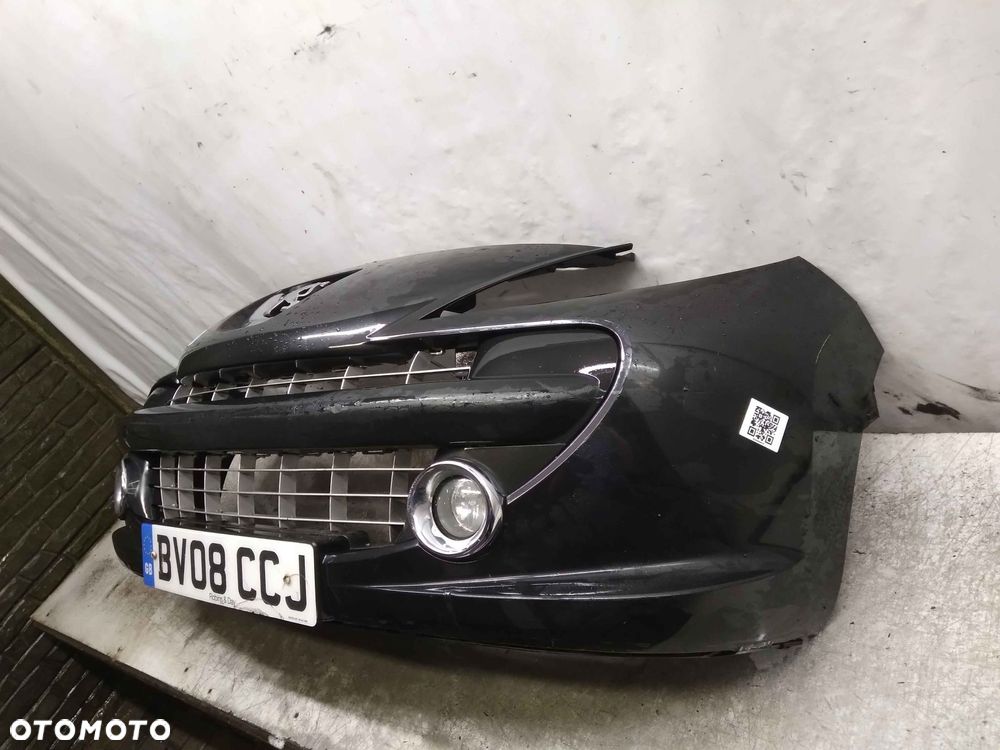 ^ ZDERZAK PRZÓD PRZEDNI PEUGEOT 207 URBAN MOVE EXL CZARNY HALOGENY - 5