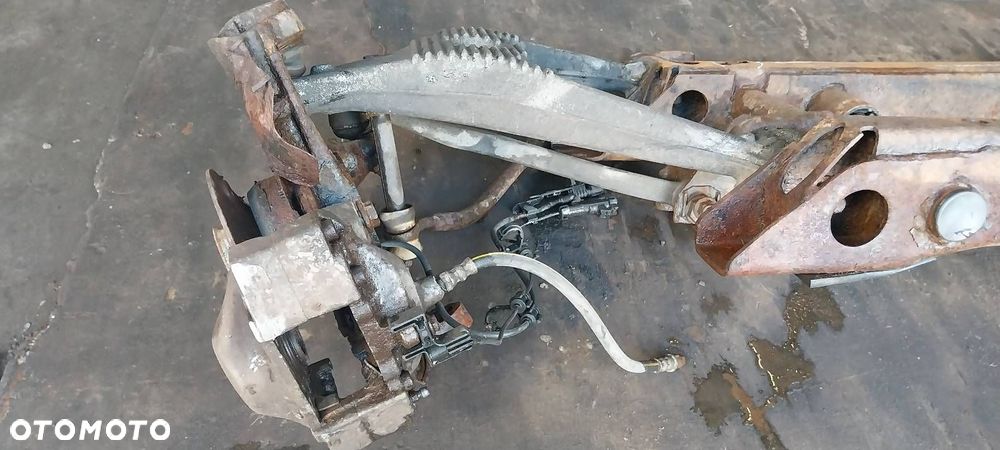 KOMPLETNE ZAWIESZENIE BELKA SANKI TYŁ WAHACZE ZWROTNICE MERCEDES W163 ML - 3