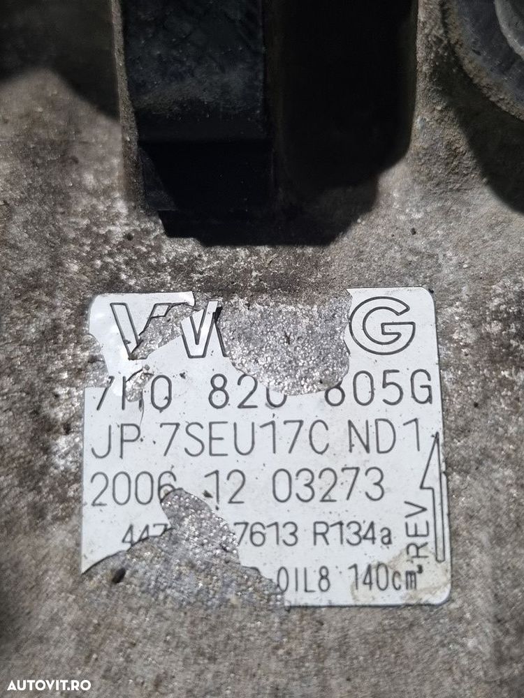 Compresor clima Volkswagen Touareg 7L facelift 2.5 2007 - 2011 174CP BPD BPE (1417) ... - 5