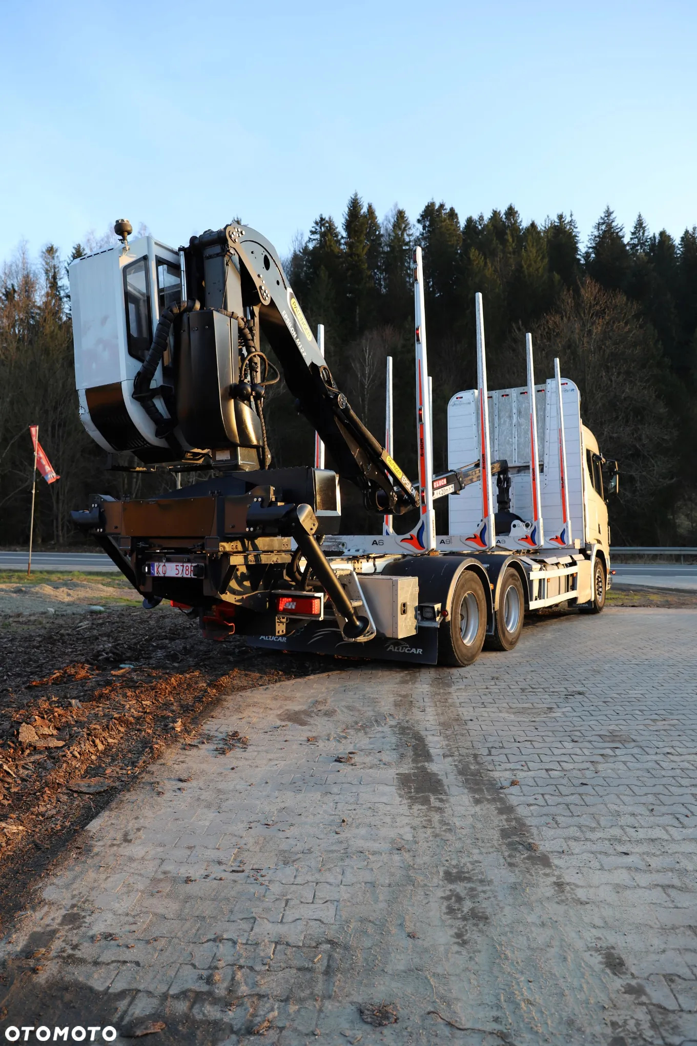 Scania R650 6X4 EURO 6 Resor Resor Dzwig Epsilon z Kabina Do drewna Lasu dłużycy kłody Palfinger - 6