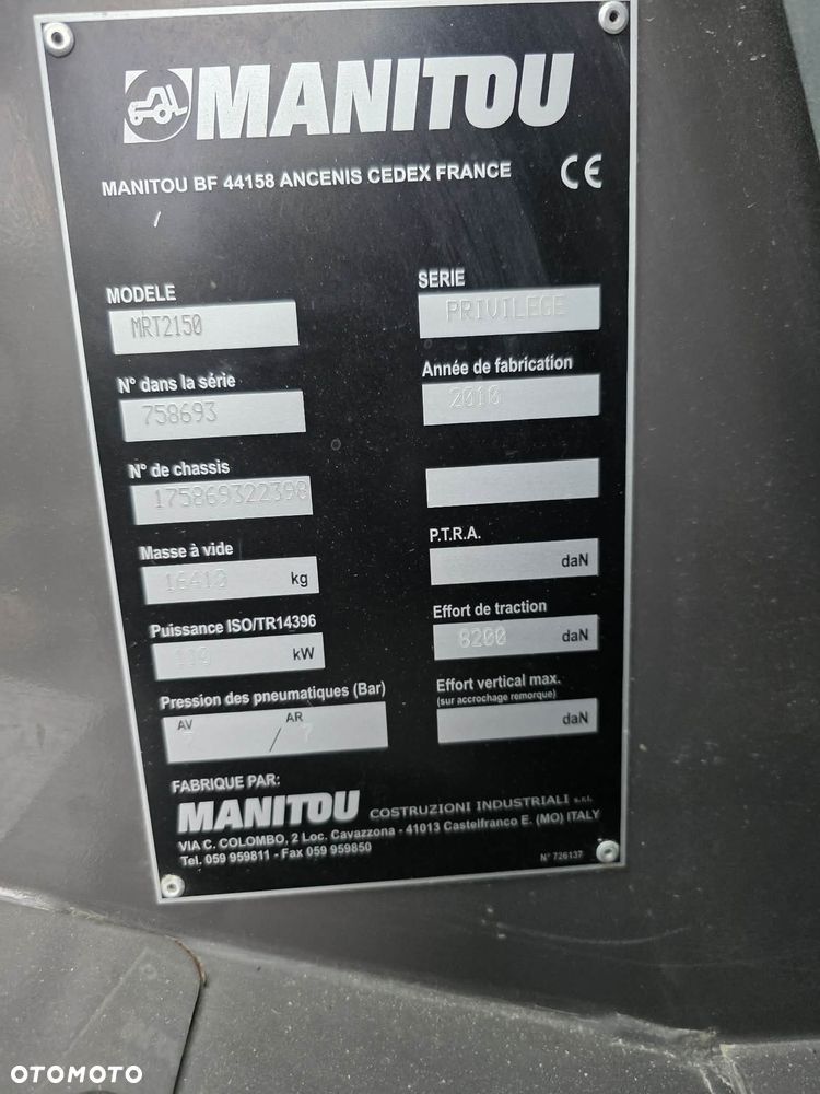 Manitou MRT 2150 Privilege - 20