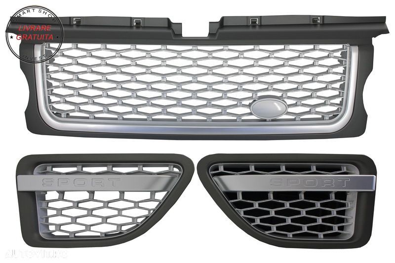 Ansamblu Grila Centrala si Grile Laterale Land Range Rover Sport L320 (2005-2008) - livrare gratuita - 1