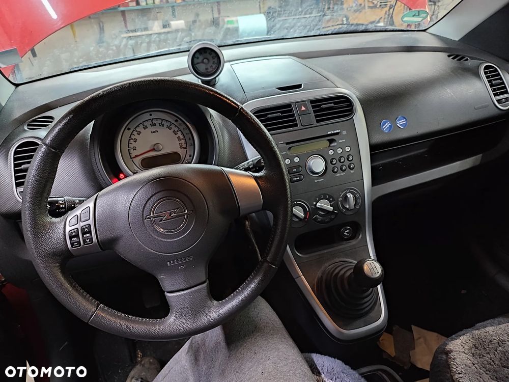 Opel Agila skórzana kierownica ładna - 2