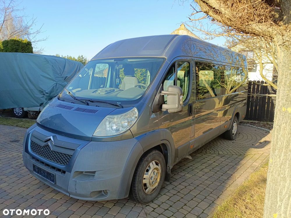 Citroën Jumper Boxer Ducato 3,0 156PS 2008r Klima Webasto autobus 17osób DMC 4200kg Hak 2500kg bus oszklony lub baza pod kampera - 2