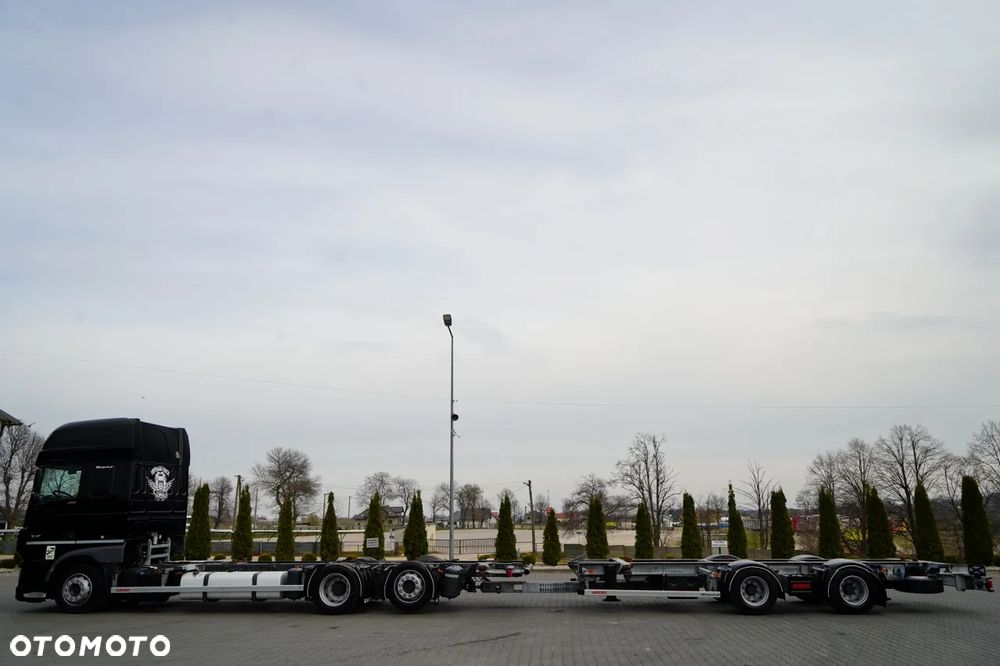 DAF XF 480 / BDF / 6X2 / ZESTAW TANDEM / SSC / KLIMA POSTOJOWA  / OŚ PODNOSZONA / WECON - 15