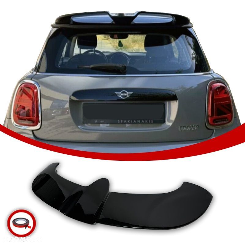 Mini F55 F56 Lotka Spoiler Dokładka Tylna Czarny Połysk - 1