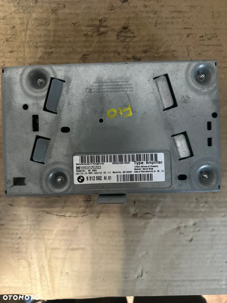 BMW F10 WZMACNIACZ HIFI HARMAN 9312592 - 1