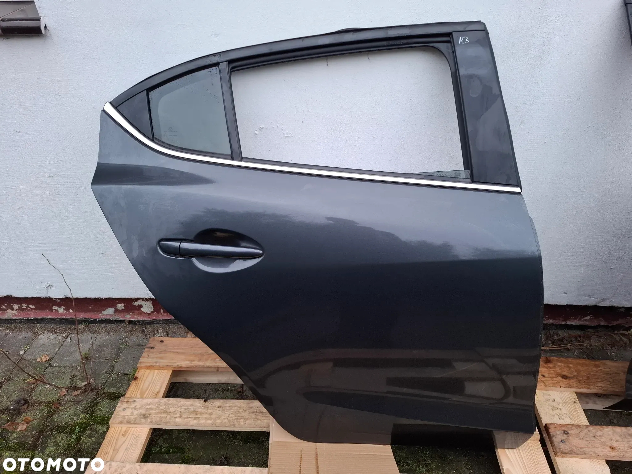 MAZDA 3 BM 13-18 DRZWI PRZENIE PRAWE TYLNE PRAWE 42A szare prawa strona - 9