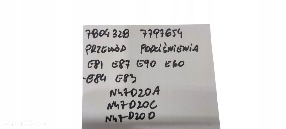 Bmw E81 E87 E90 E60 E84 Przewód Podciśnieniowy N47D20A N47D20C 7804328 - 3