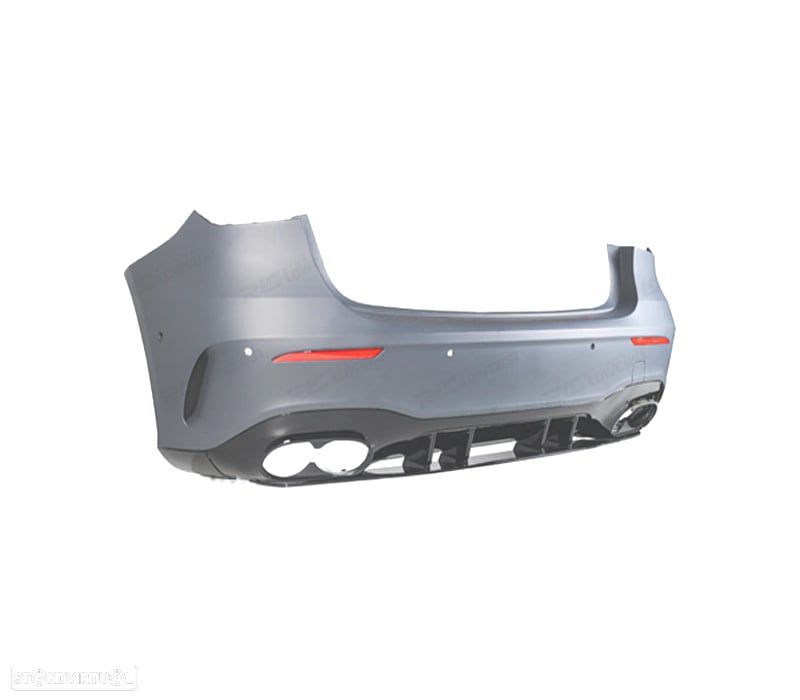 PARA-CHOQUES TRASEIRO MERCEDES CLASE A V177 19-24 LOOK AMG A45 - 3