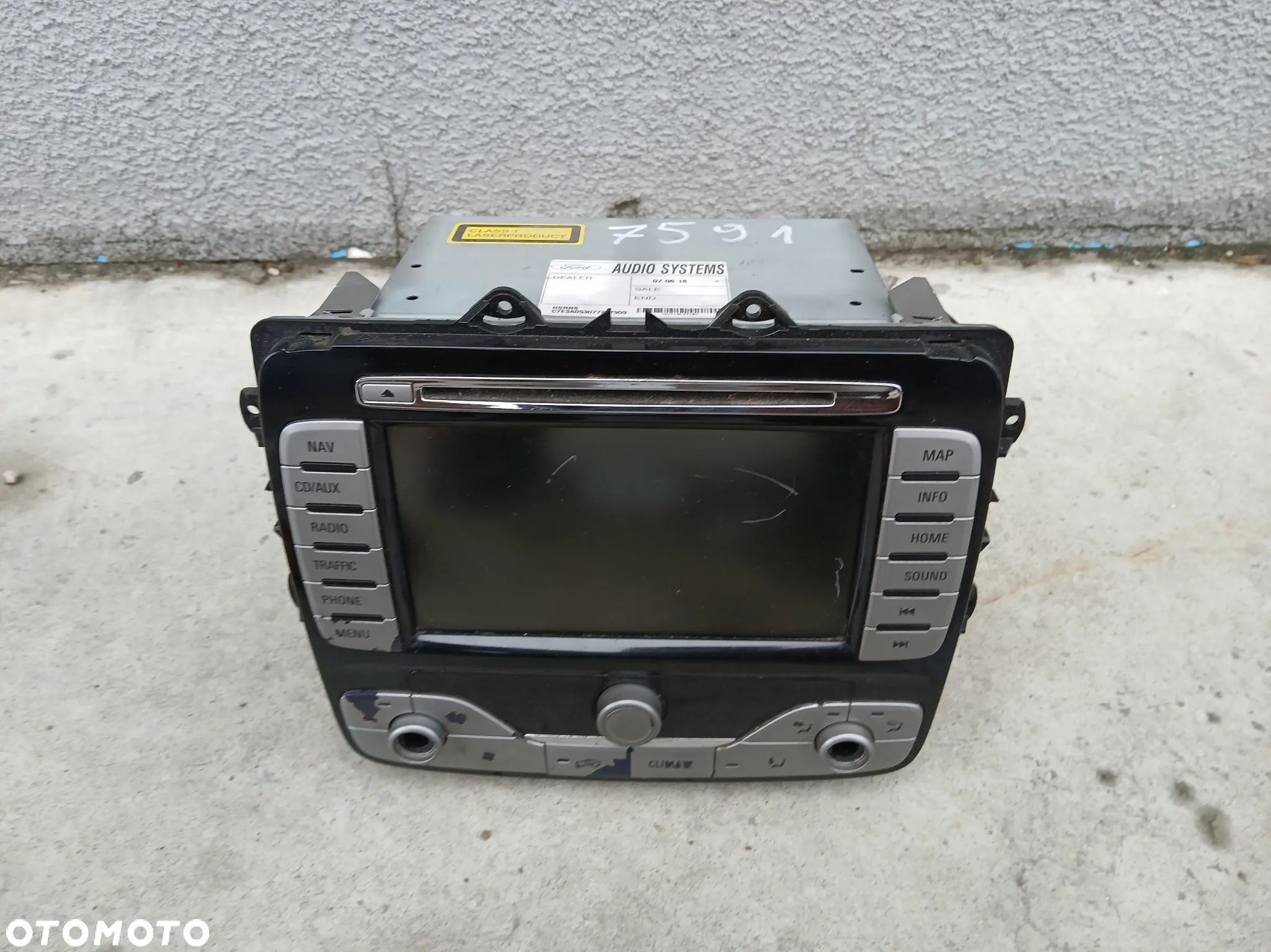 RADIO FABRYCZNE NAWIGACJA BLAUPUNKT NX 7S7T-18K931-BH MONDEO MK4 S-MAX RADOM - 1