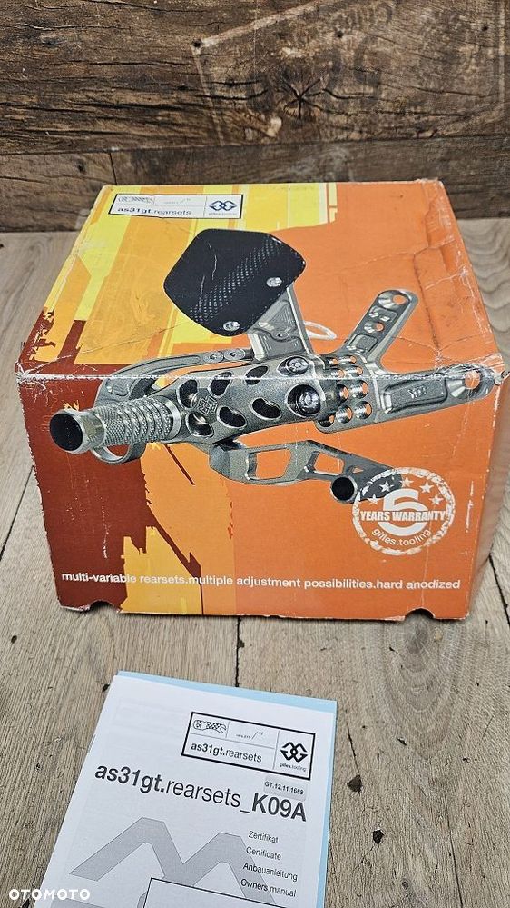 Regulowany zestaw podnóżków AS31GT Gilles Tooling Kawasaki Ninja ZX-10R - 14