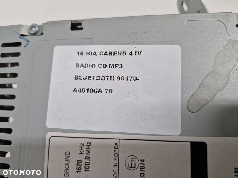 kia carens 4 iv radio cd mp3 bluetooth 96170-a4610ca - 7