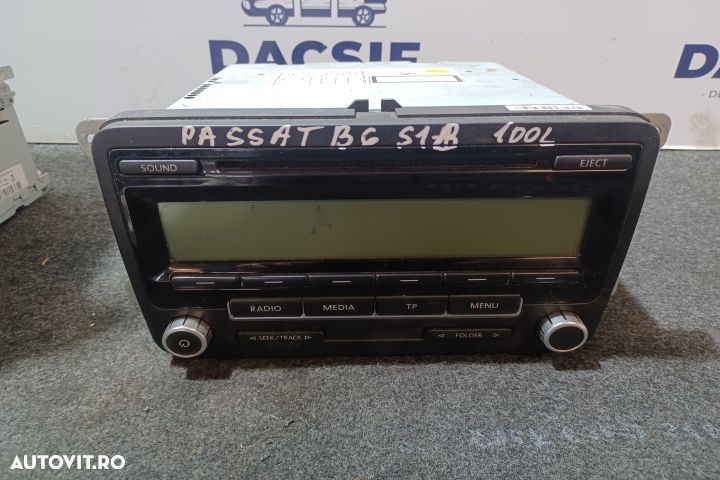 Radio cd 1K0035186AA Volkswagen VW Passat B6 [2005 - 2010] Sedan 4-us - 1