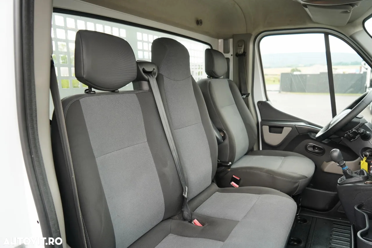 Renault MASTER / BASCULĂ / 130 CP / MANUALĂ / 3 LOCURI / IMPORTAT - 33