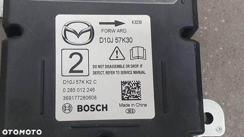 KOKPIT DESKA ROZDZIELCZA KONSOLA SENSOR PODUSZKA PASY MAZDA CX-3 DK EU - 5