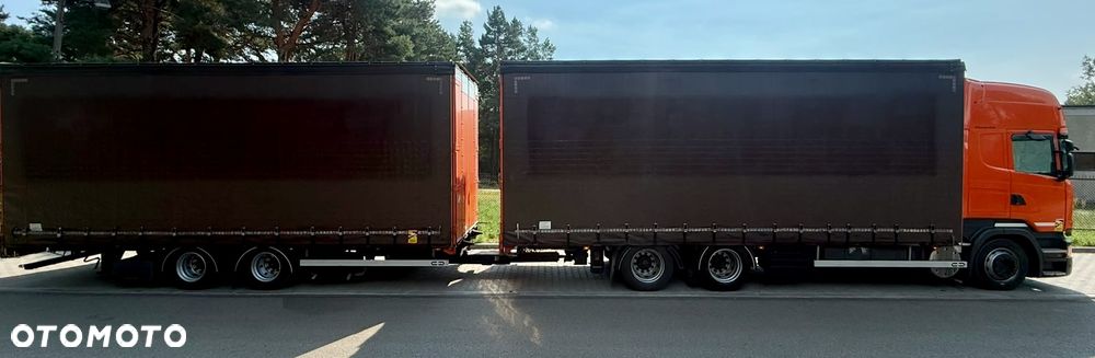 Scania R400 TOPLINE 6x2 JUMBO OŚ PODNOSZONA ZABUDOWA VAN HOOL FIRANKA ALUMINIOWA DŁ:7.90m DOLNY ZACZEP AUTOMAT RETARDER STANDKLIMA WEBASTO 2xALUTANK + PRZYCZEPA TANDEM VAN HOOL ZABUDOWA ALUMINIOWA FIRANKA DŁ:7.90m OSIE SAF ZESTAW PRZESTRZENNY PRZEJAZDOWY 120m3 2014 ADR!!! - 11