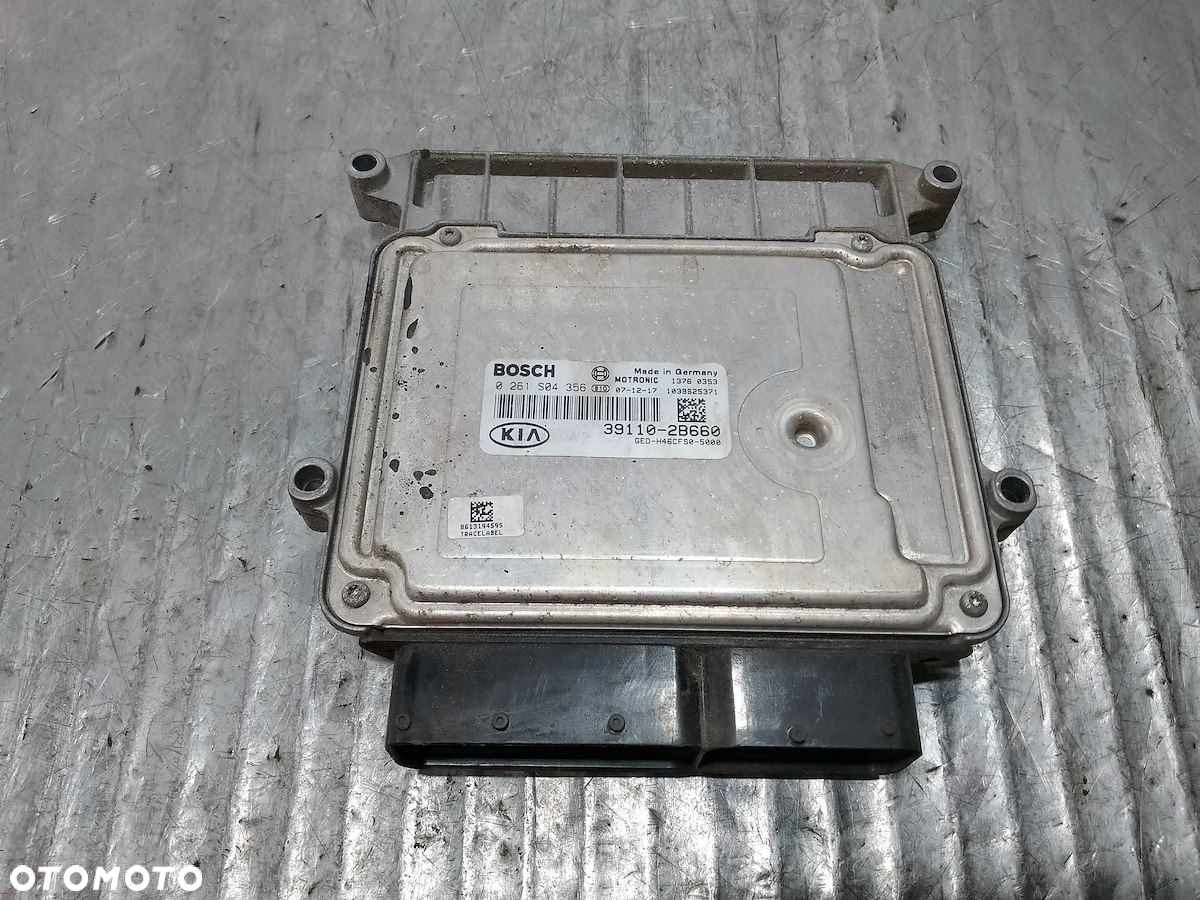 KOMPUTER, STEROWNIK KIA CEE'D I 39110-2B660 0261S04356 1.6 B - 4