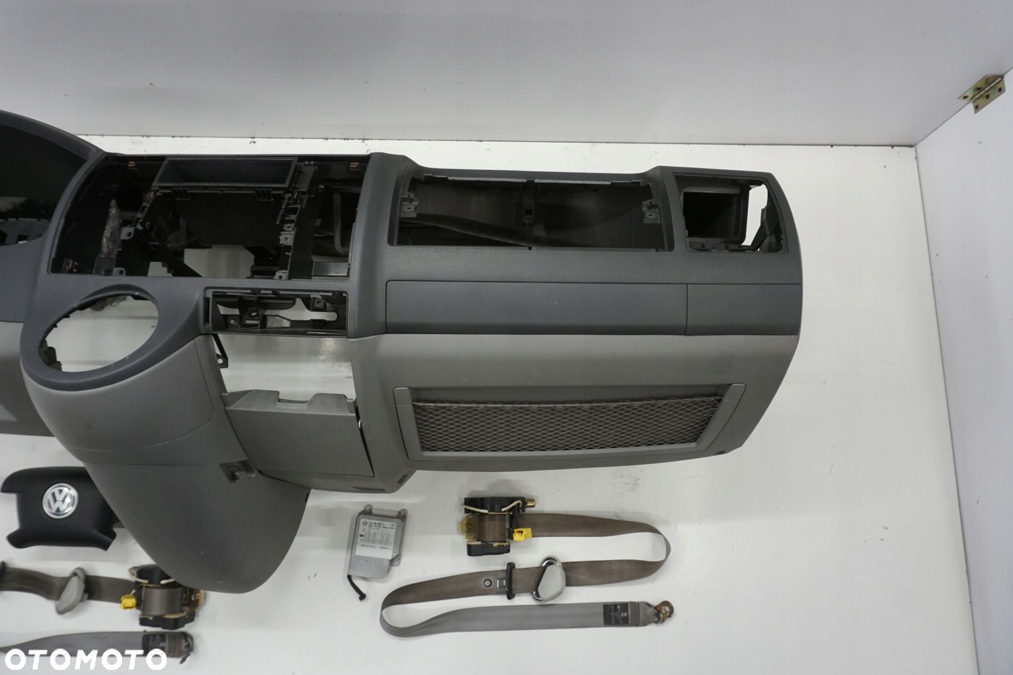 VW TRANSPORTER T5 DESKA ROZDZIELCZA KOKPIT PASY AIRBAG - 3