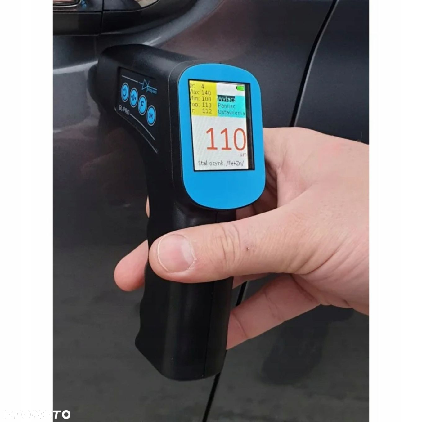 MIERNIK TESTER GRUBOŚCI LAKIERU GL-PRO-SMART-FAZ PROFESIONALNY APLIKACJA - 7