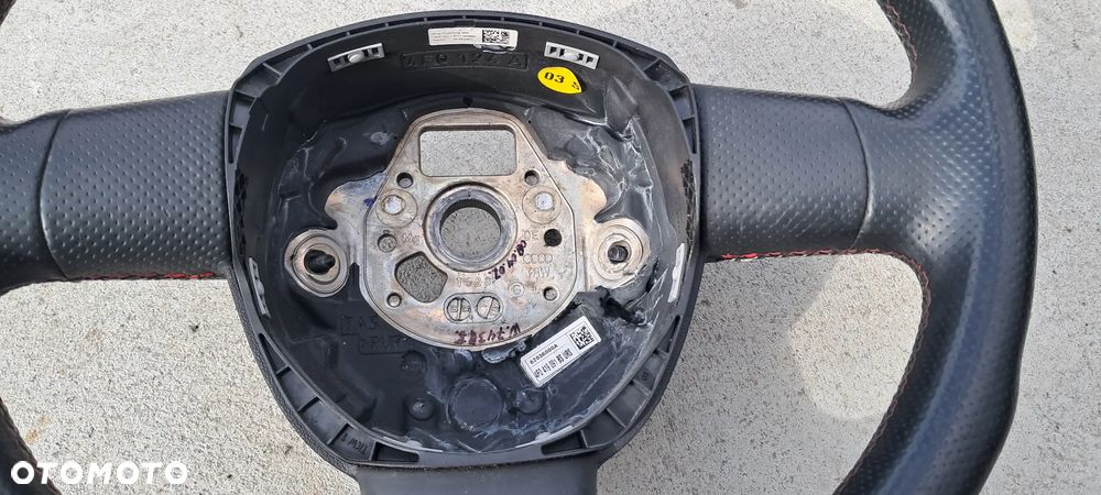 Kierownica 3-Ramienna Skórzana Czarna Audi A3 A4 A6 4F0419091BS 4F0124A - 16