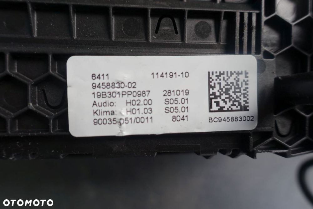 PANEL KLIMATYZACJI BMW X5 X6 E70 E71 - 6