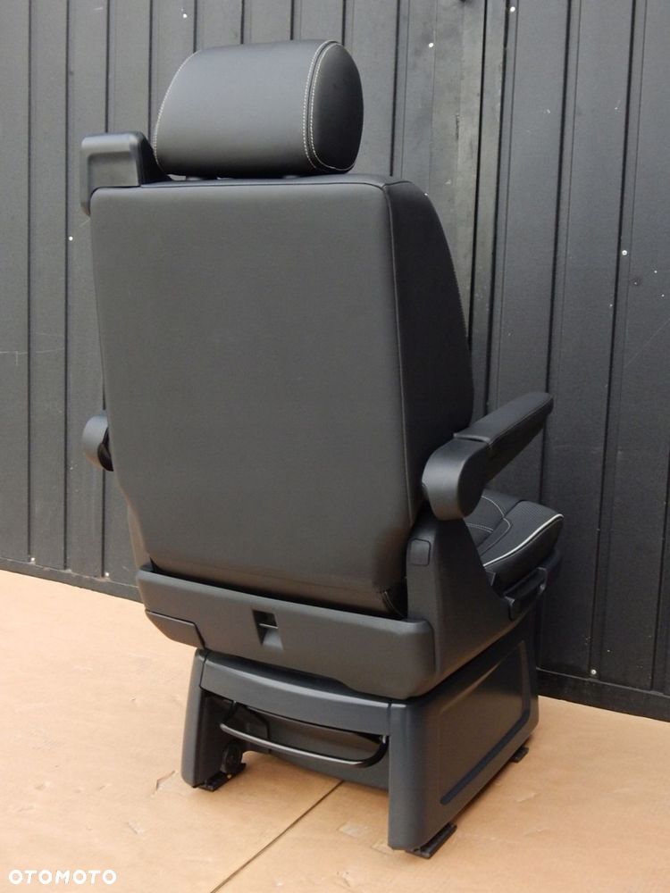 vw t6 t6.1 multivan california fotel obrotowy edition 30 czarny carbon - 8