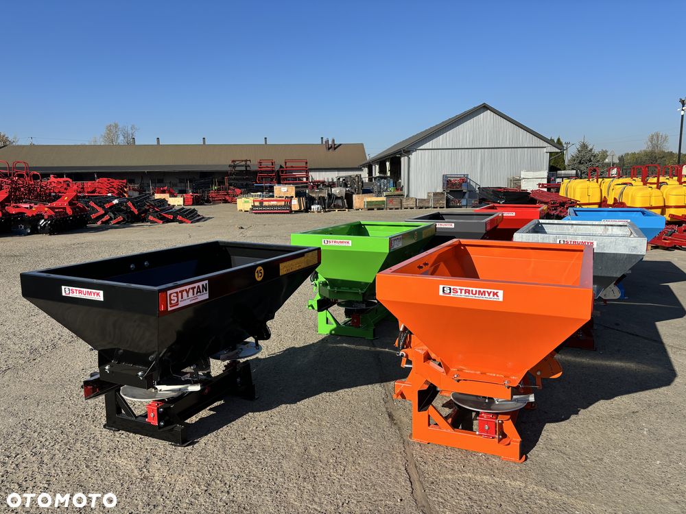 Dwutalerzowy rozsiewacz nawozów STRUMYK siewka do nawozu, siewnik 400-1200L sito/ tarcza z kwasówki/ przekładnia aluminiowa/ plandeka / sito - 10