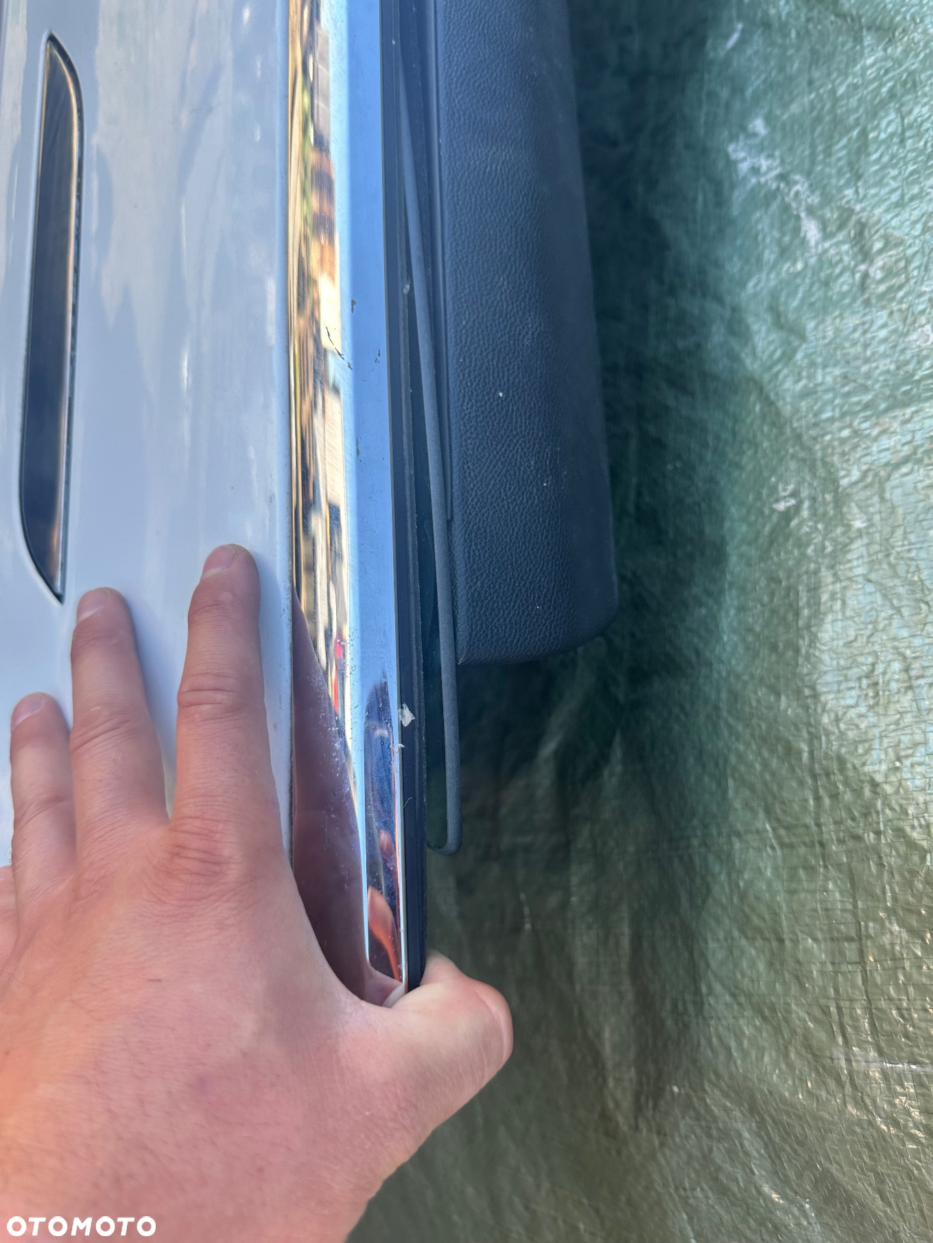 DRZWI KOMPLETNE LEWE PRZEDNIE TESLA MODEL S PRZEDLIFT BIAŁE - 5