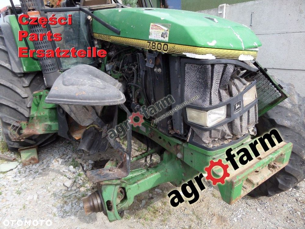 John Deere 7800 części, silnik, skrzynia biegów - 2