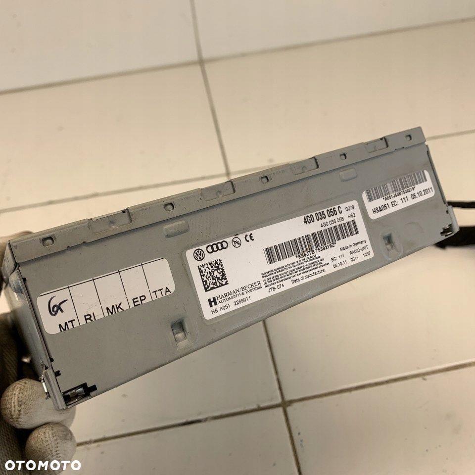 Tuner radia nawigacji MMI AUDI A6 C7 4G 12r - 4