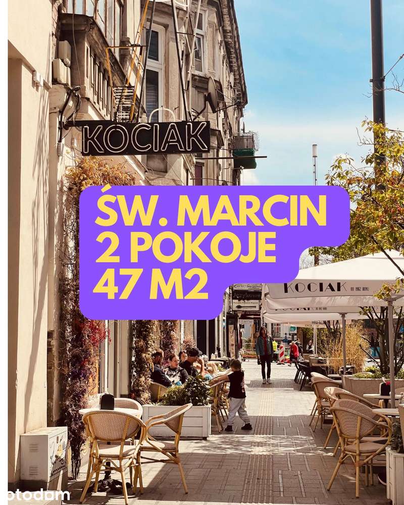 2 pokoje przy Świętym Marcinie | 47m2
