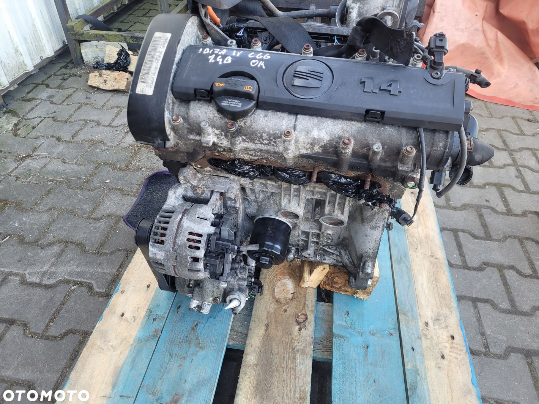 SILNIK 1.4 CGG IBIZA IV POLO 6R FABIA II 97 TYS KPL - 2