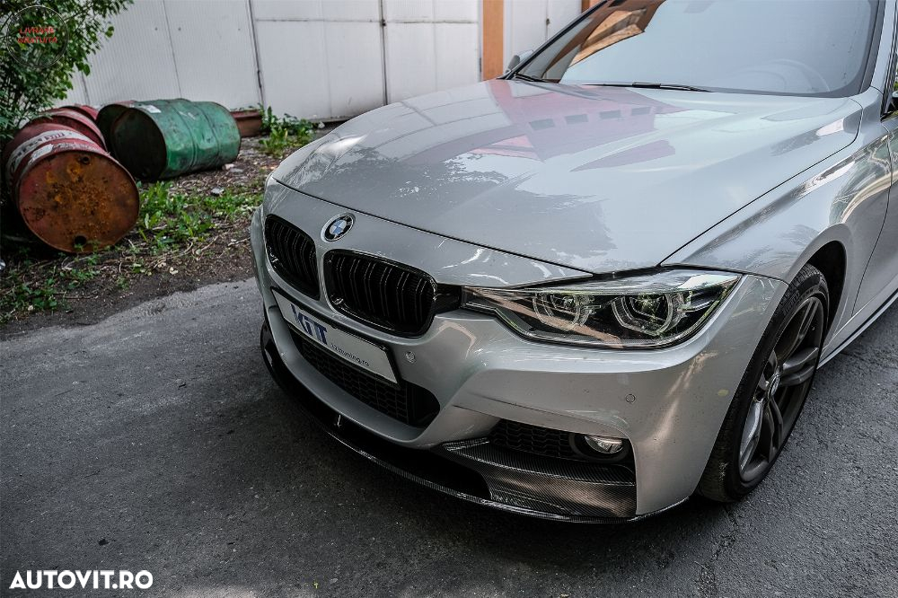 Prelungire Bara Fata cu Difuzor Bara Spate BMW Seria 3 F30 F31 (2011-up) M Perform- livrare gratuita - 12