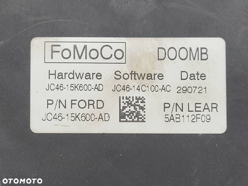 STEROWNIK KOMPUTER FOMOCO DOOMB FORD F-MAX 500 EURO 6 JC46-15K600-AD EUROPA - 7