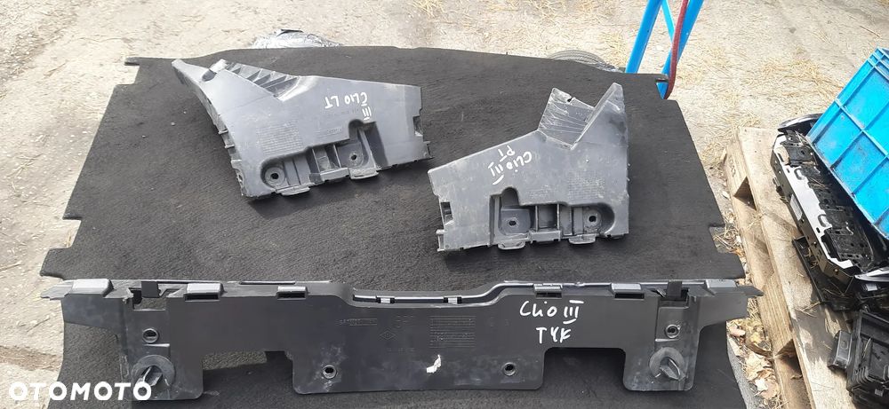 Renault Clio III Clio 3 FL 3 Lakier dv369  tył Belka zderzaka 8200807041 , ślizg mocowanie zderzaka tył 8200290037 8200290041nadkole tył 8200781187 82002891943 8200781186 8200289942 , Nadkole lewy przód 8200289945 - 22